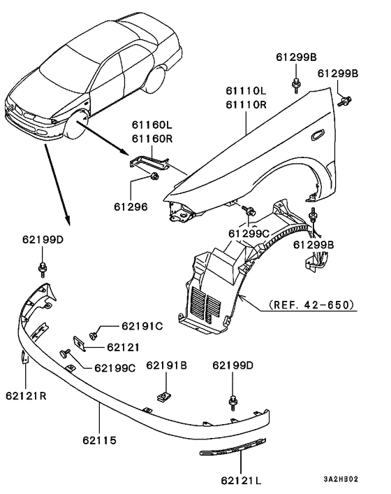 Fender & front end cover