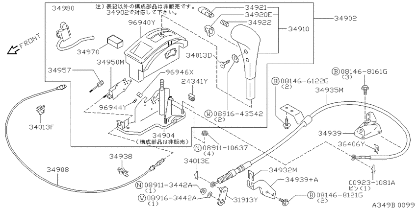 Auto transmission control device