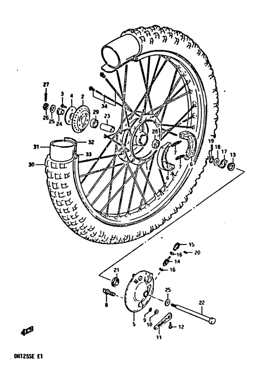 Front wheel