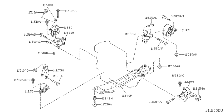Engine & transmission   mounting