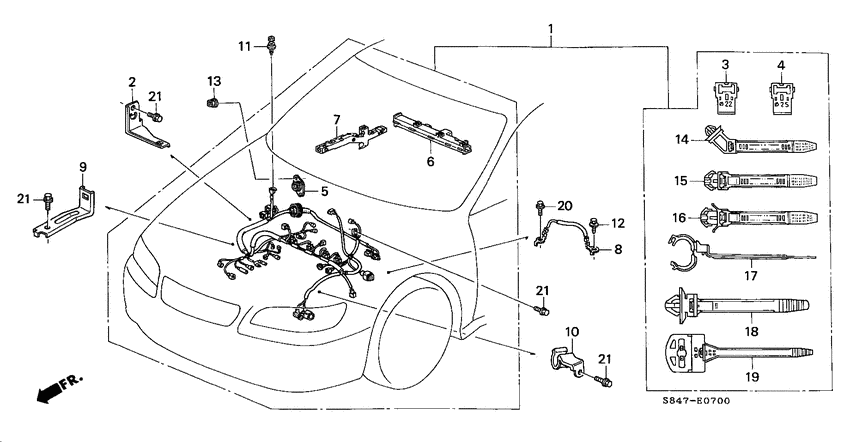 Engine wire harness