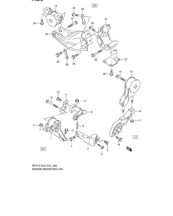Engine mounting