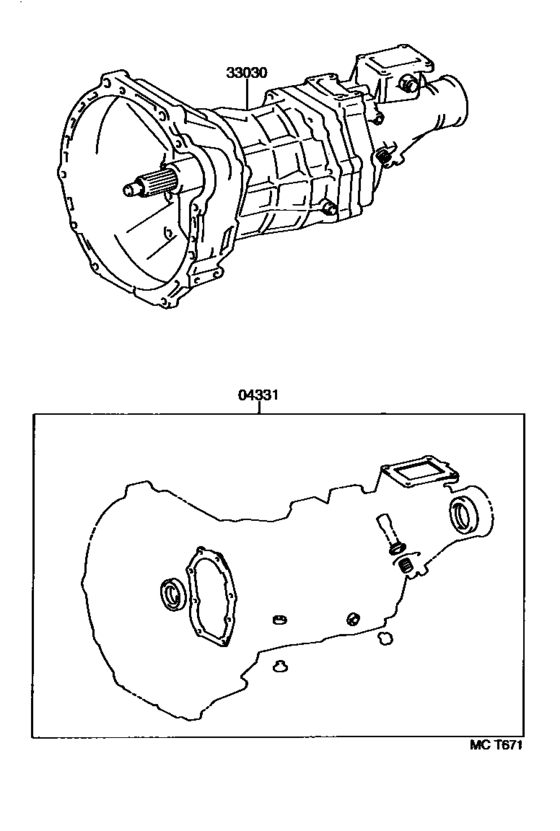 Transaxle Or Transmission Assy & Gasket Kit (Mtm)