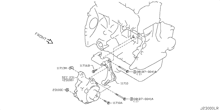 Alternator fitting