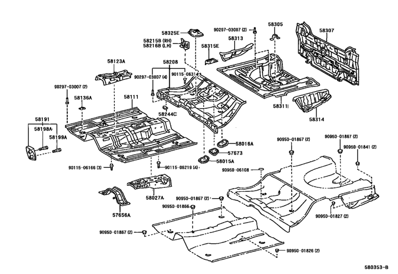 Floor Pan & Lower Back Panel