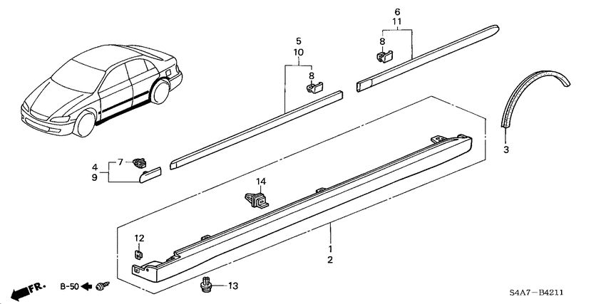 Protector/ side sill garnish