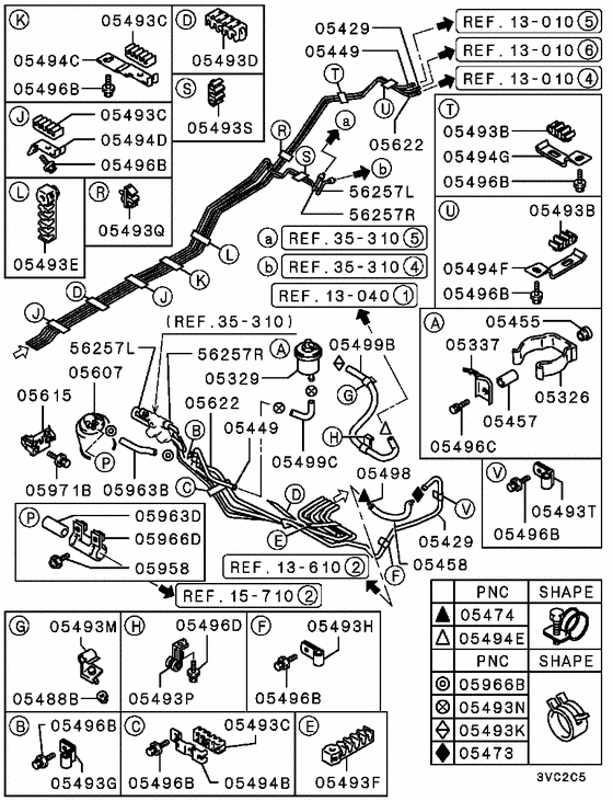 Fuel line & vapor gas control
