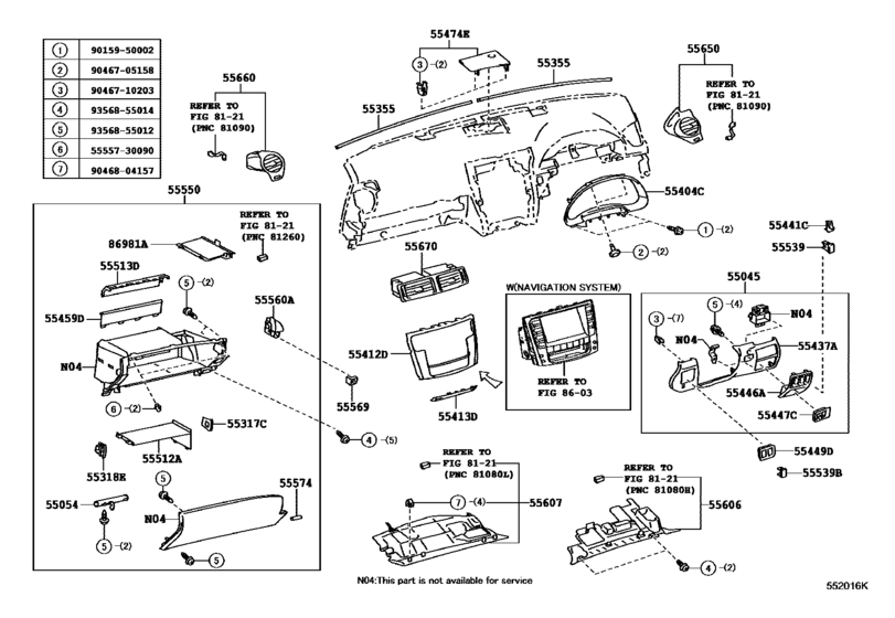 Instrument Panel & Glove Compartment