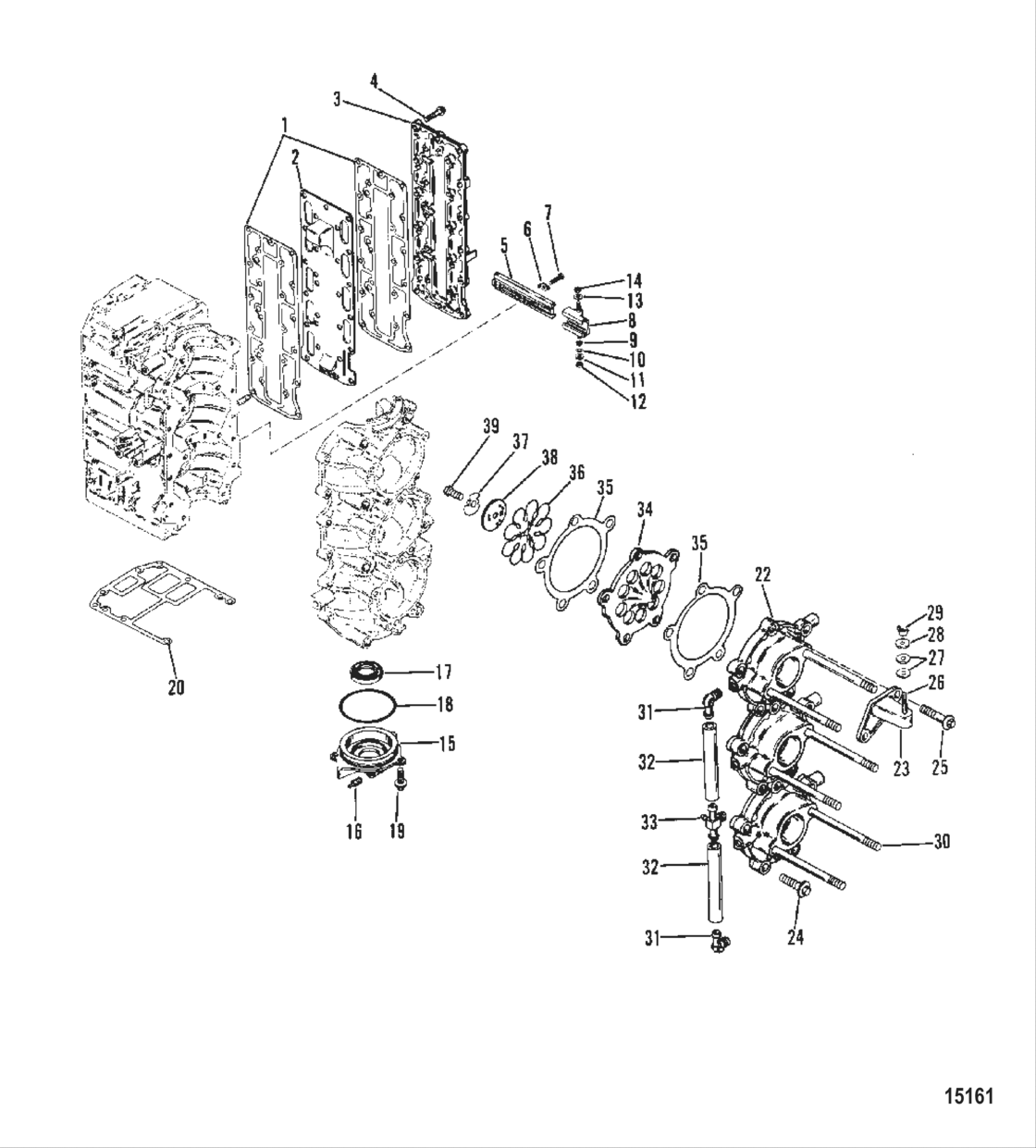 Induction Manifold And Reed Block