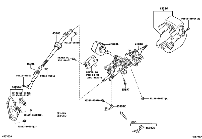 Steering Column & Shaft