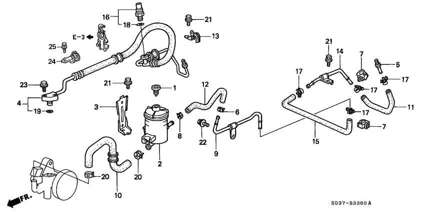 Power steering lines