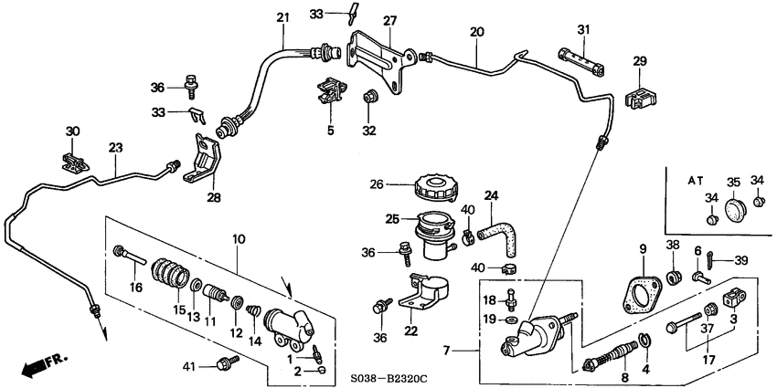 Clutch master cylinder
