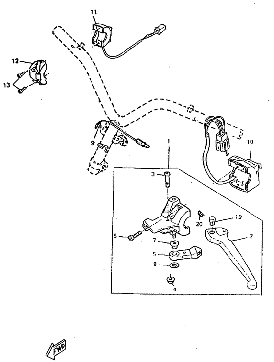 Handle switch & lever