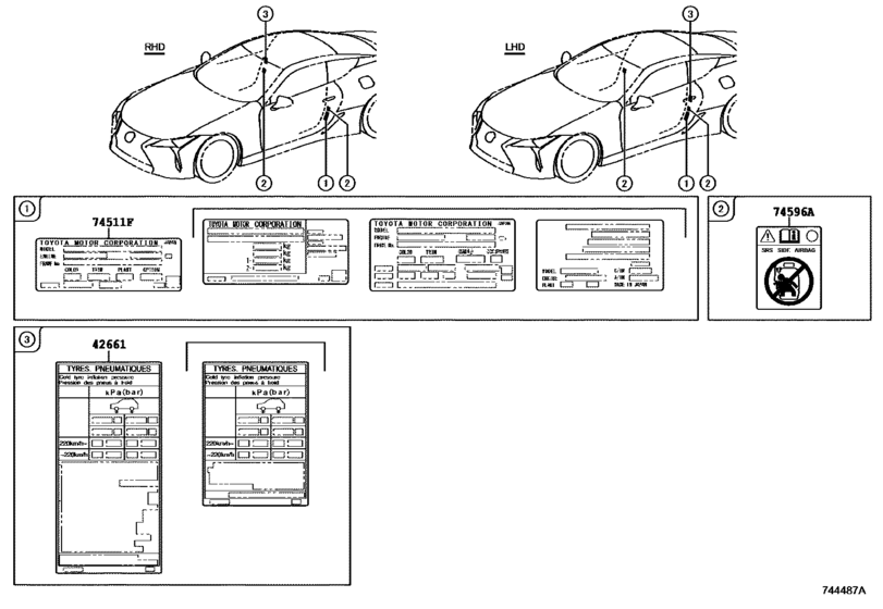 Caution Plate (Exterior & Interior)