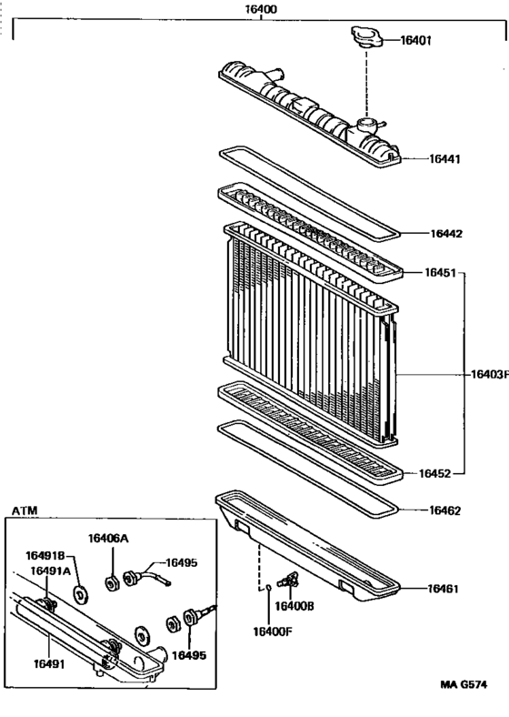 Radiator & Water Outlet