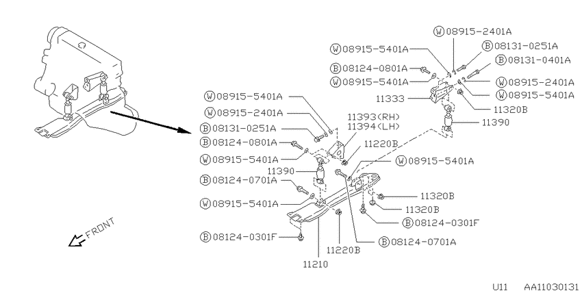 engine & transmission mounting