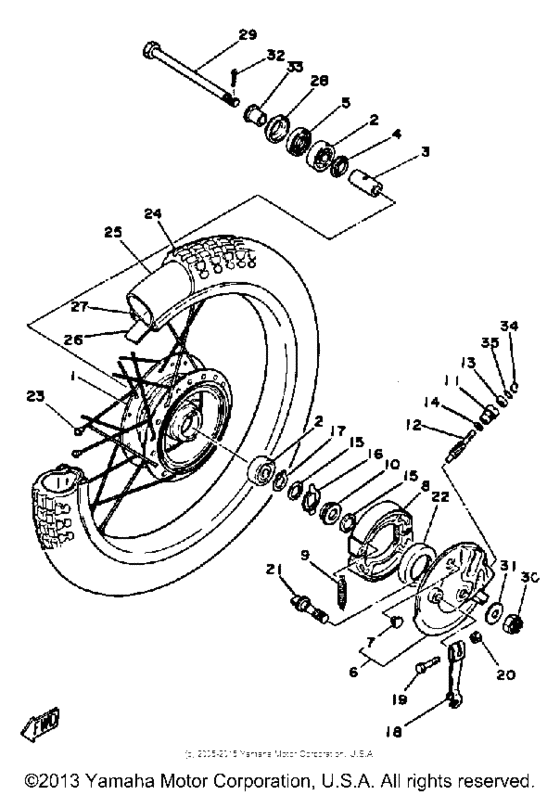 Front wheel