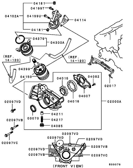 Oil pump & oil filter