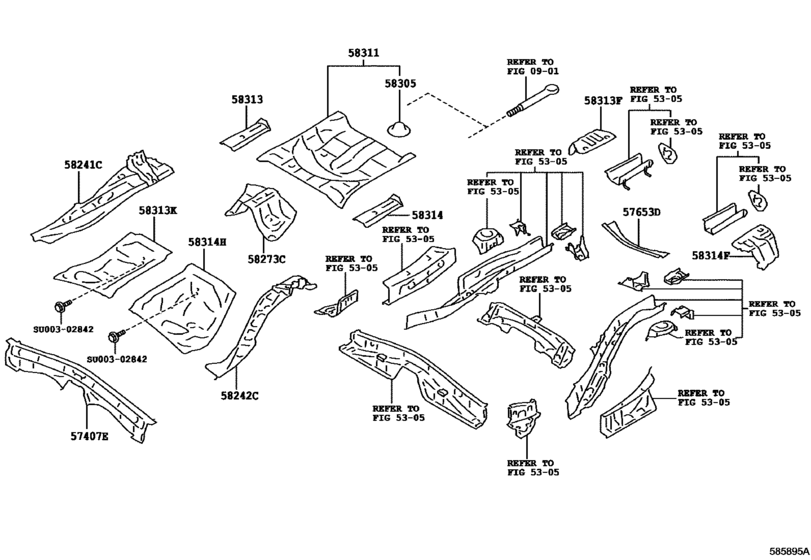 Floor Pan & Lower Back Panel