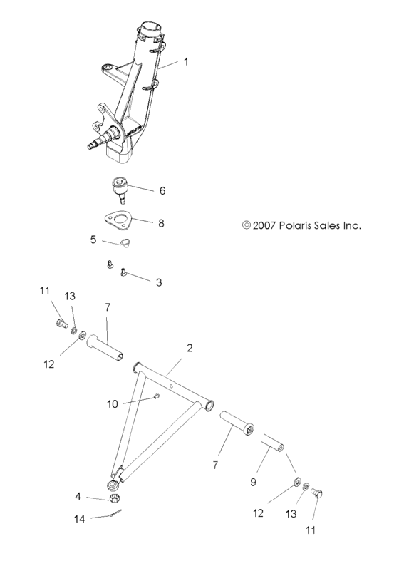 Suspension, a-arm and strut mounting