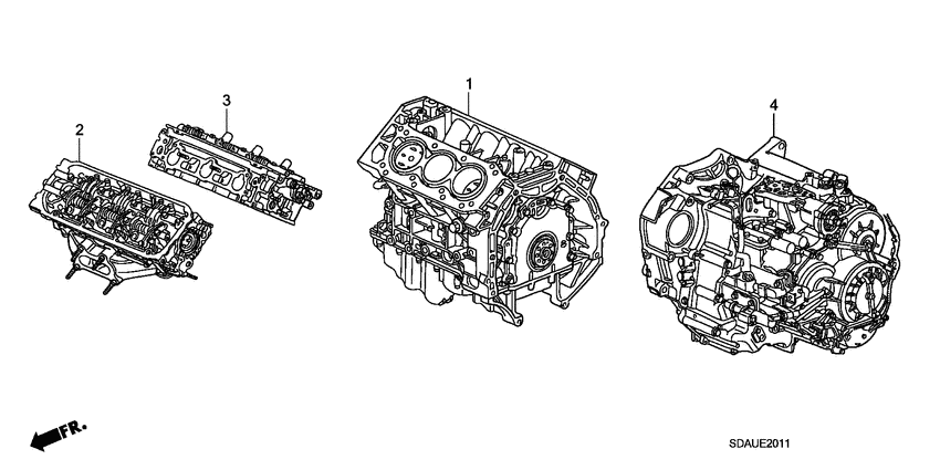 Engine assy./ transmission assy.