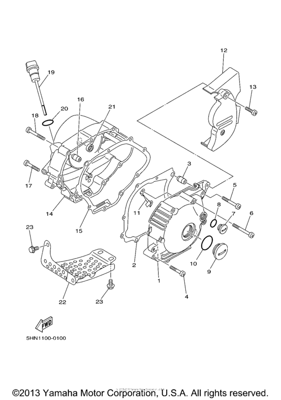 Crankcase cover