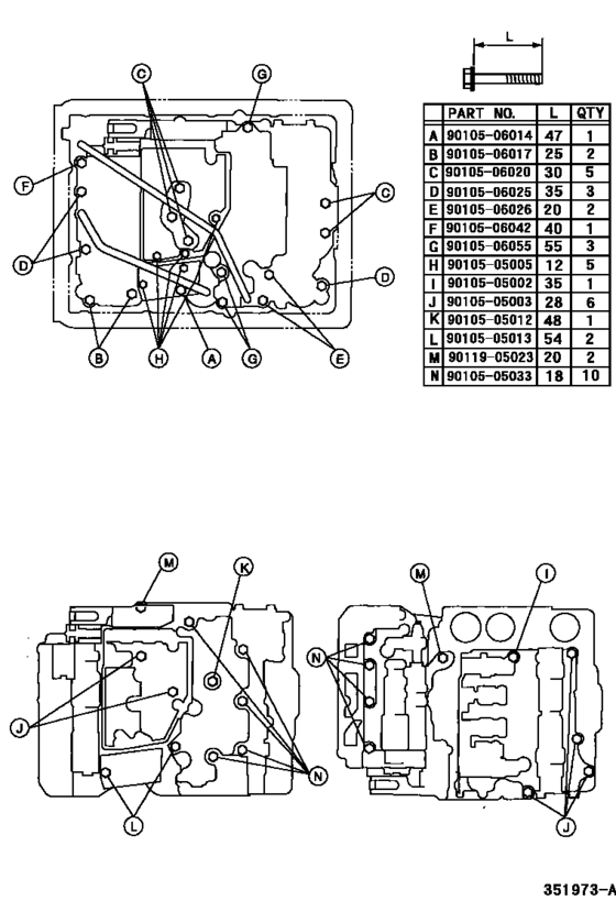 Valve Body & Oil Strainer (Atm)