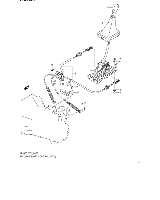 Mt gear shift control