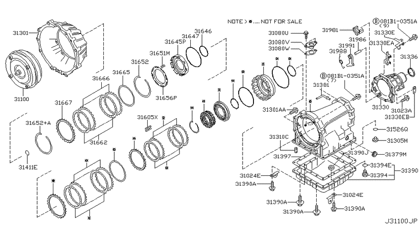 Torque converter,housing & case