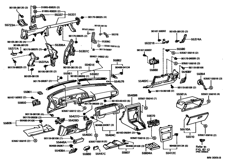 Instrument Panel & Glove Compartment