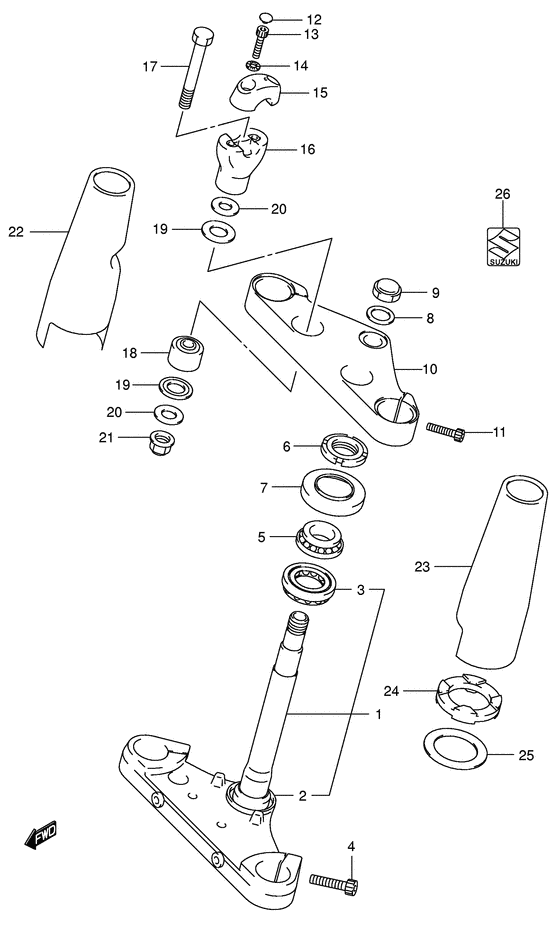 Steering stem