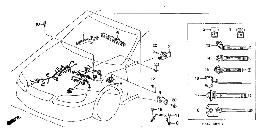 Engine wire harness