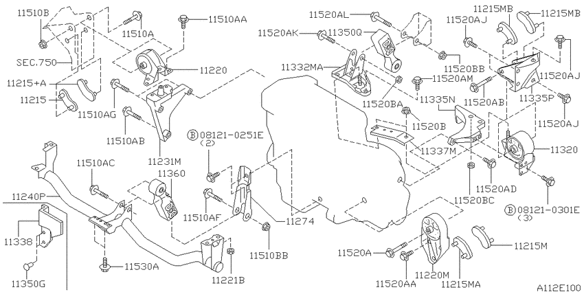 Engine & transmission   mounting