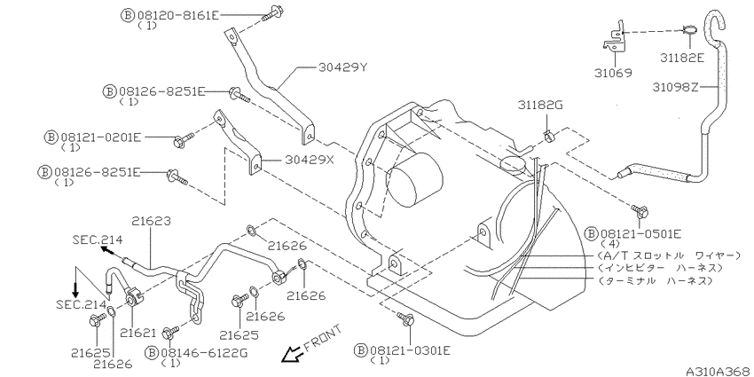 Auto transmission,transaxle & fitting