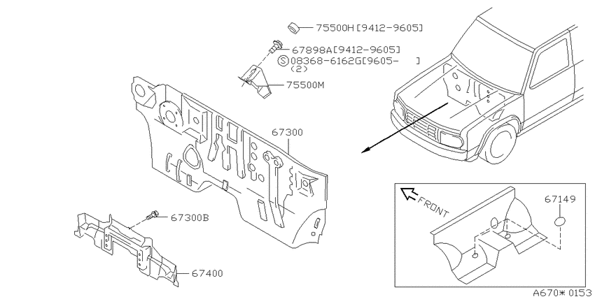 Dash panel & fitting