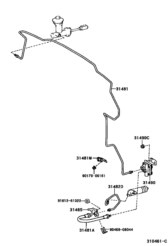Clutch Pedal & Flexible Hose