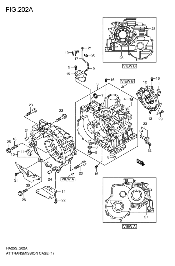 at - transmission case