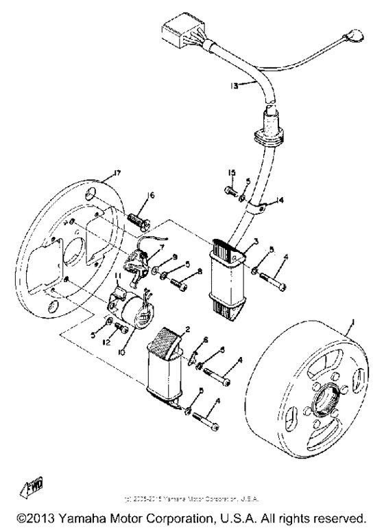 Flywheel & magneto