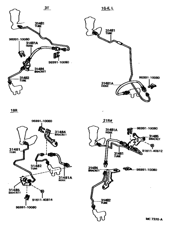 Clutch Pedal & Flexible Hose