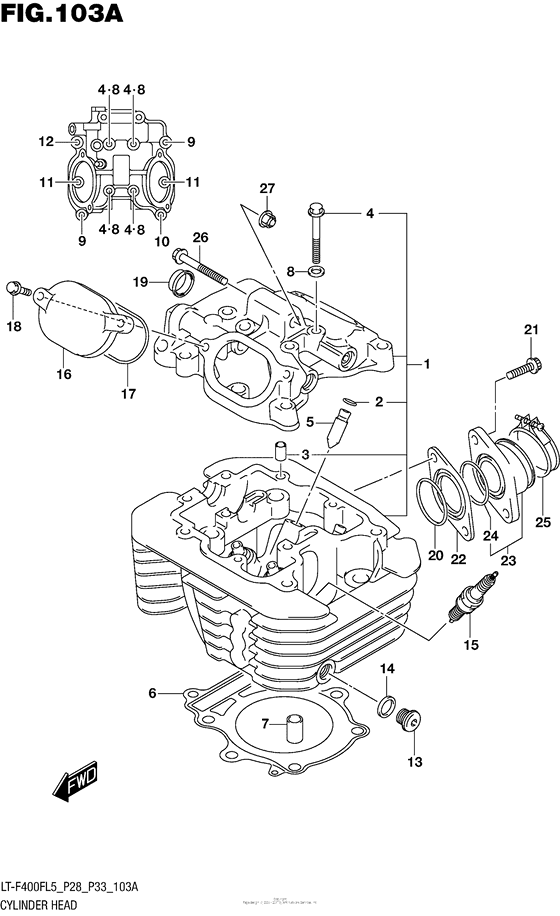 Cylinder Head (Lt-F400Fl5 P28)