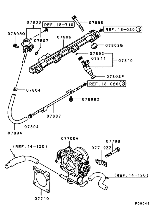 Injector & throttle body
