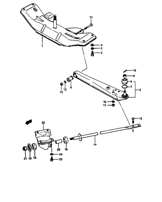 Front suspension frame