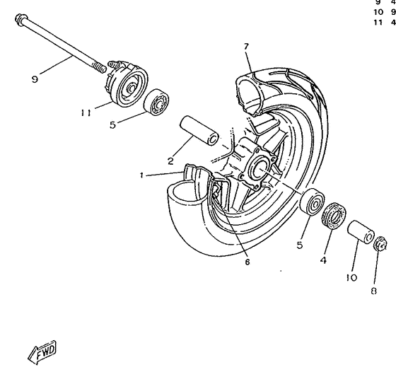 Front wheel