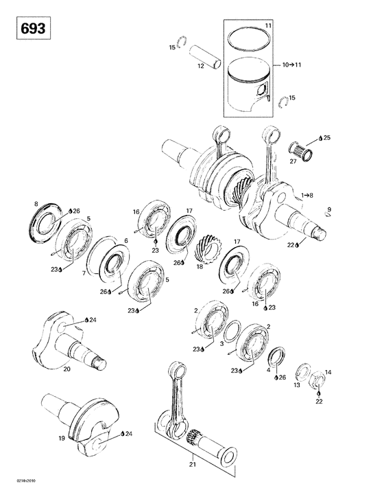 01- crankshaft and pistons 2