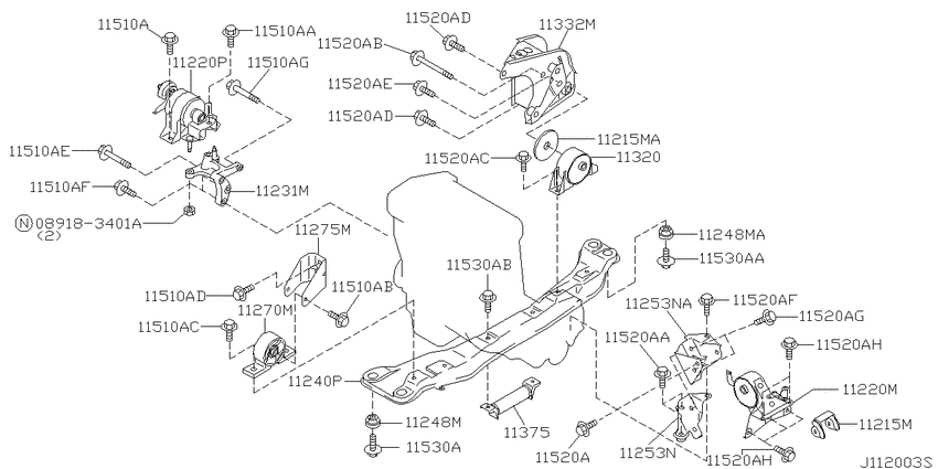 Engine & transmission   mounting