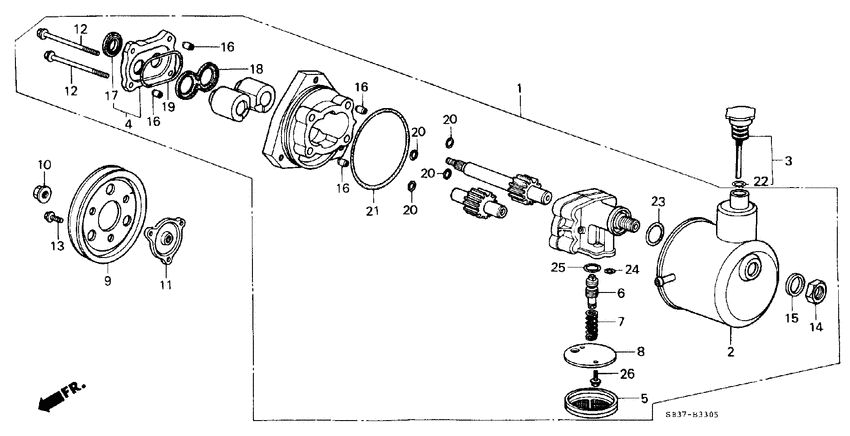 P.s. pump components