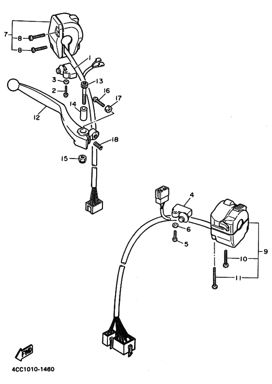 Handle switch & lever