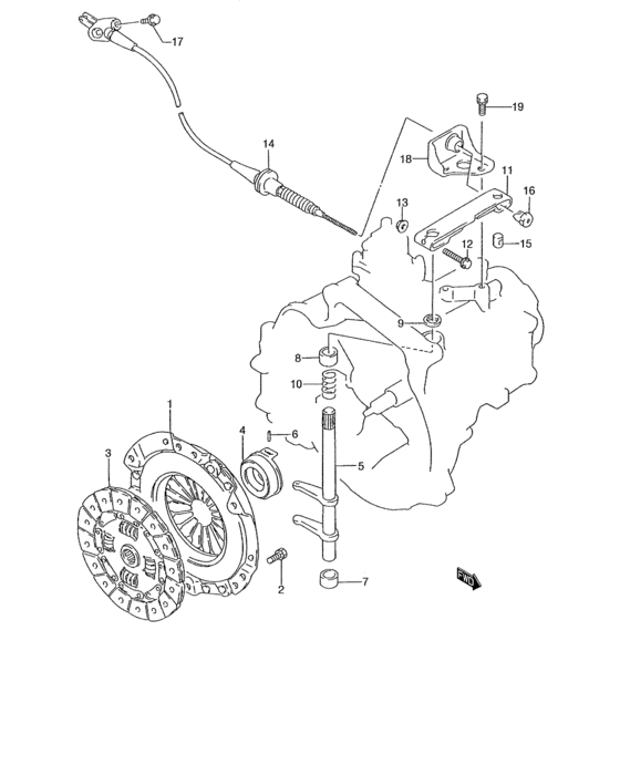 Mt clutch and clutch control