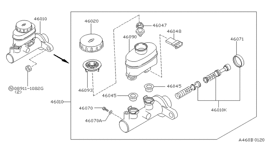 Brake master cylinder