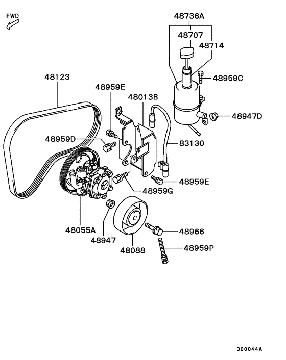 Power steering oil pump